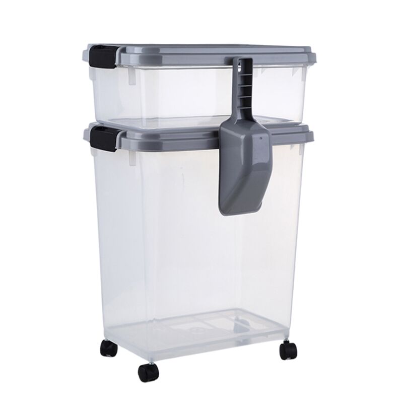 40 lb Airtight Dog Food Storage Container 3-Pieces Combo H520